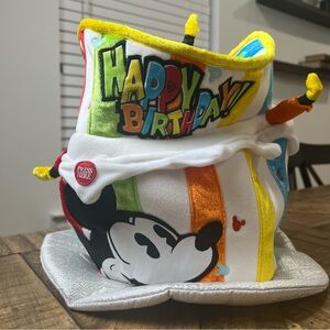Walt Disney World Happy Birthday Cake Candle Hat Mickey Mouse Adult